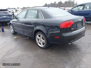 2007 Audi A4 2.0T with VIN WAUAF78E07A132737, listed as a IAAI auction lot 41574347 with 84,179 mi miles. Bid and sale history available at carsss.com. Image 3.