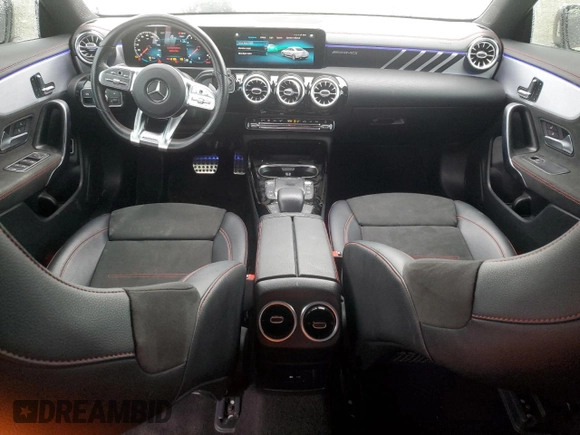 2021 Mercedes-Benz CLA with VIN W1K5J5BBXMN153188, listed as a Copart auction lot 81859544 with 56,012 mi miles and Salvage Title. Bid and sale history available at carsss.com. Image 8.