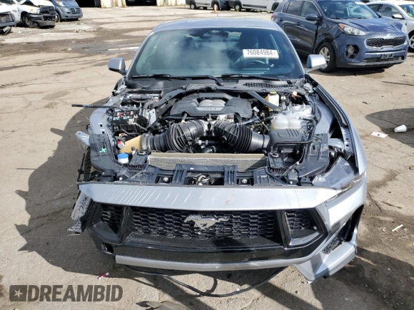 2024 Ford Mustang GT with VIN 1FA6P8CF3R5428820, listed as a Copart auction lot 76084984 with 376 mi miles and Clean title. Bid and sale history available at DreamBid. Image 5.