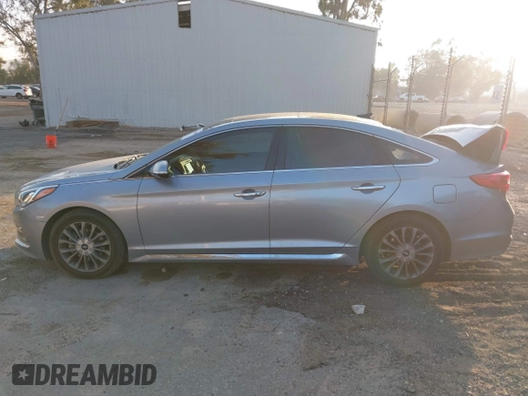 2015 Hyundai Sonata 2.4L Sport with VIN 5NPE34AF4FH019959, listed as a IAAI auction lot 41020000 with 129,535 mi miles. Bid and sale history available at carsss.com. Image 14.