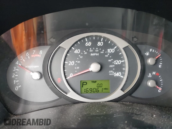 2005 Hyundai Tucson GLS with VIN KM8JN12D05U129525, listed as a Copart auction lot 79690934 with 169,061 mi miles and Salvage Title. Bid and sale history available at carsss.com. Image 9.