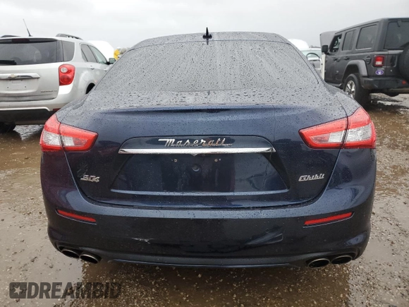 2019 Maserati Ghibli S Q4 GranLusso with VIN ZAM57YTL5K1324320, listed as a Copart auction lot 79184904 with 39,368 mi miles and Salvage Title. Bid and sale history available at carsss.com. Image 6.