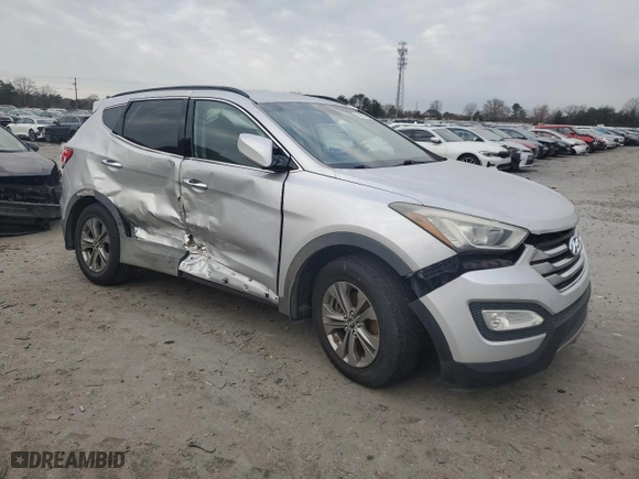 2014 Hyundai Santa Fe Sport with VIN 5XYZU3LB4EG156215, listed as a Copart auction lot 50605235 with 150,909 mi miles and Clean Title. Bid and sale history available at carsss.com. Image 4.