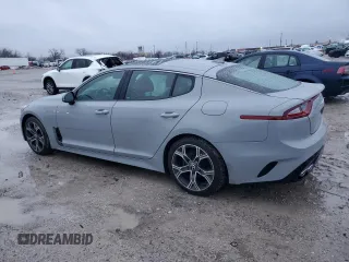 2021 Kia Stinger GT-Line with VIN KNAE15LA0M6091310, listed as a Copart auction lot 43359585 with 47,655 mi miles and Salvage Title. Bid and sale history available at DreamBid. Image 2.