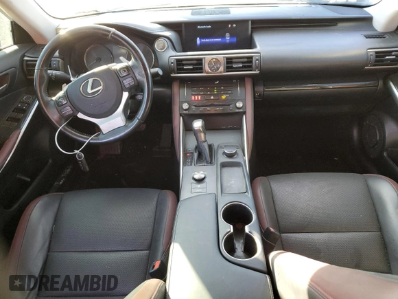 2017 Lexus IS 200t with VIN JTHBA1D25H5046377, listed as a Copart auction lot 88603145 with Not Provided miles and Salvage Title. Bid and sale history available at DreamBid. Image 8.