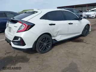 2021 Honda Civic Hatchback Sport with VIN SHHFK7H46MU414023, listed as a IAAI auction lot 41840792 with 96,324 mi miles. Bid and sale history available at carsss.com. Image 4.