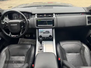 2018 Land Rover Range Rover Sport SVR with VIN SALWZ2SE3JA181653, listed as a Copart auction lot 50033545 with 84,325 mi miles and Clean Title. Bid and sale history available at carsss.com. Image 9.