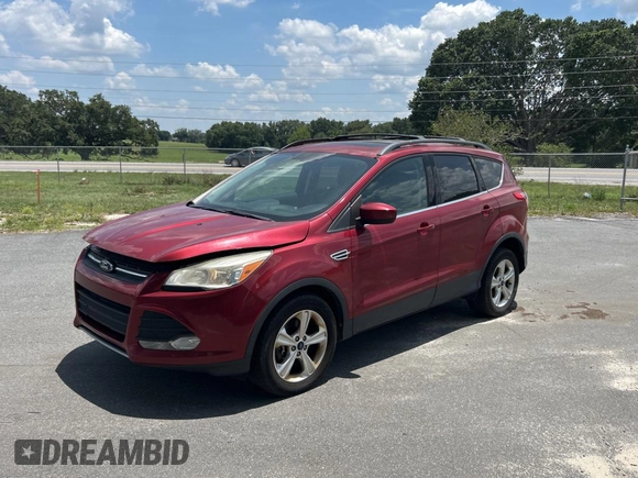 2013 Ford Escape SE with VIN 1FMCU9G95DUD25554, listed as a Copart auction lot 58242885 with Not provided miles and Clean title. Bid and sale history available at DreamBid. Image 2.