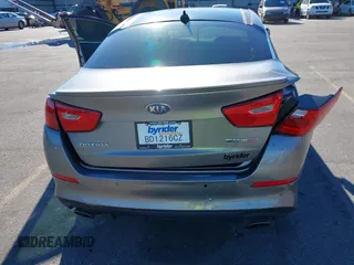 2015 Kia Optima SX Turbo with VIN 5XXGR4A66FG382167, listed as a IAAI auction lot 40951399 with 77,083 mi miles and . Bid and sale history available at DreamBid. Image 6.