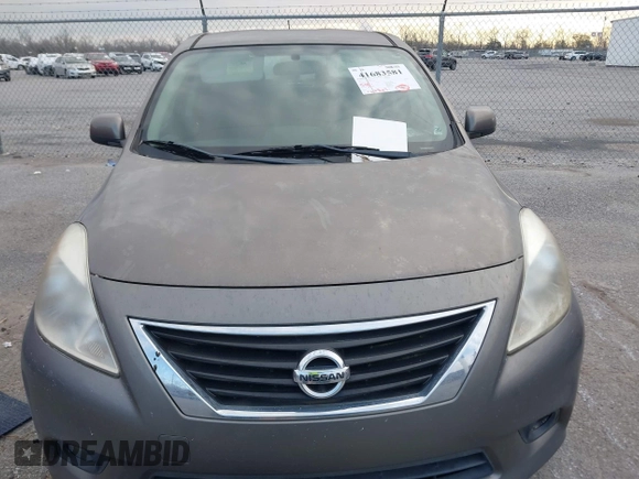 2012 Nissan Versa SL with VIN 3N1CN7AP2CL814602, listed as a IAAI auction lot 41683581 with 160,891 mi miles. Bid and sale history available at carsss.com. Image 6.