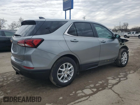 2024 Chevrolet Equinox LT with VIN 3GNAXKEG0RS154481, listed as a Copart auction lot 51261215 with 38,374 mi miles and Salvage Title. Bid and sale history available at carsss.com. Image 3.