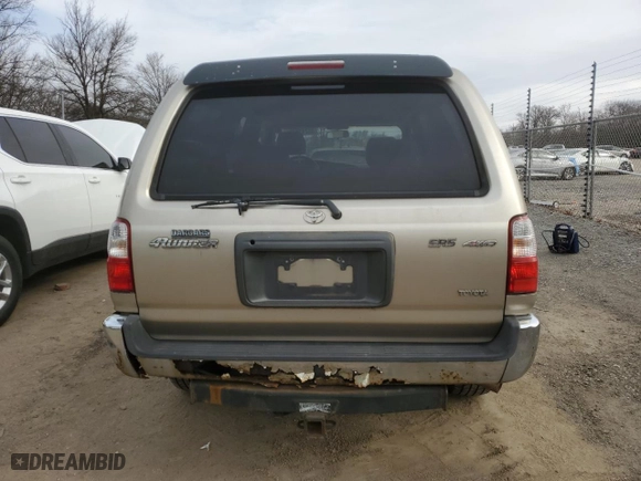 2001 Toyota 4Runner SR5 with VIN JT3HN86R410339939, listed as a Copart auction lot 46241575 with 184,900 mi miles and Clean Title. Bid and sale history available at carsss.com. Image 6.
