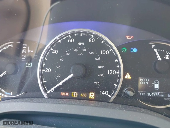 2015 Lexus CT 200h Hybrid with VIN JTHKD5BH8F2234749, listed as a IAAI auction lot 41666559 with 104,995 mi miles. Bid and sale history available at carsss.com. Image 7.