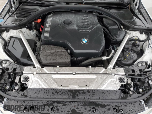 2024 BMW 4 Series 430i with VIN WBA23AT05RCN97995, listed as a Copart auction lot 89246165 with 14,463 mi miles and Salvage title. Bid and sale history available at DreamBid. Image 12.