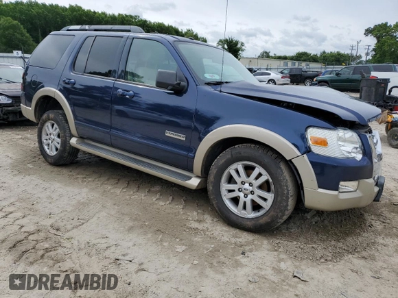 2006 Ford Explorer Eddie Bauer with VIN 1FMEU74846UB47678, listed as a Copart auction lot 60109615 with Not provided miles and Salvage title. Bid and sale history available at DreamBid. Image 4.