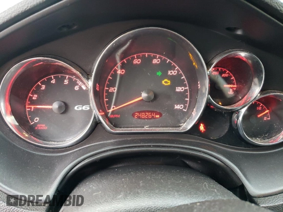 2005 Pontiac G6 GT with VIN 1G2ZH528954162939, listed as a Copart auction lot 42949255 with 248,264 mi miles and Salvage Title. Bid and sale history available at carsss.com. Image 9.