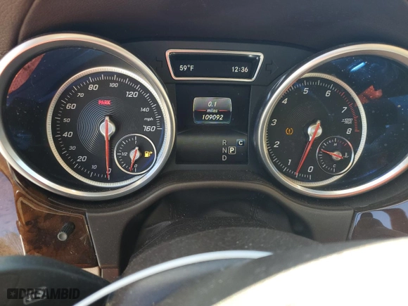 2018 Mercedes-Benz GLS with VIN 4JGDF6EEXJB001407, listed as a Copart auction lot 47597295 with 109,092 mi miles and Clean Title. Bid and sale history available at carsss.com. Image 9.