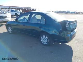 2001 Honda Civic LX with VIN JHMES16581S008277, listed as a IAAI auction lot 41827583 with 1 mi miles. Bid and sale history available at carsss.com. Image 3.