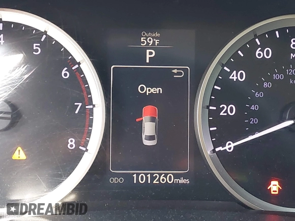 2016 Lexus IS 200t with VIN JTHBA1D2XG5035793, listed as a IAAI auction lot 41965115 with 101,260 mi miles and . Bid and sale history available at DreamBid. Image 15.