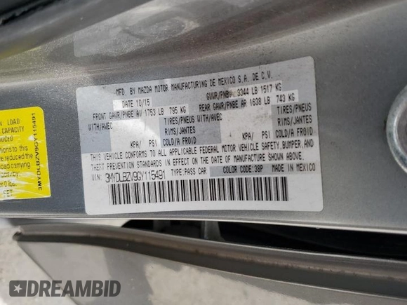 2016 Scion iA with VIN 3MYDLBZV9GY115491, listed as a Copart auction lot 54573845 with 158,026 mi miles and Salvage Title. Bid and sale history available at DreamBid. Image 13.