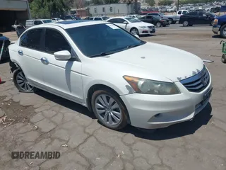 2011 Honda Accord EX-L with VIN 5KBCP3F86BB004504, listed as a IAAI auction lot 42470500 with 235,379 mi miles and . Bid and sale history available at DreamBid. Image 1.