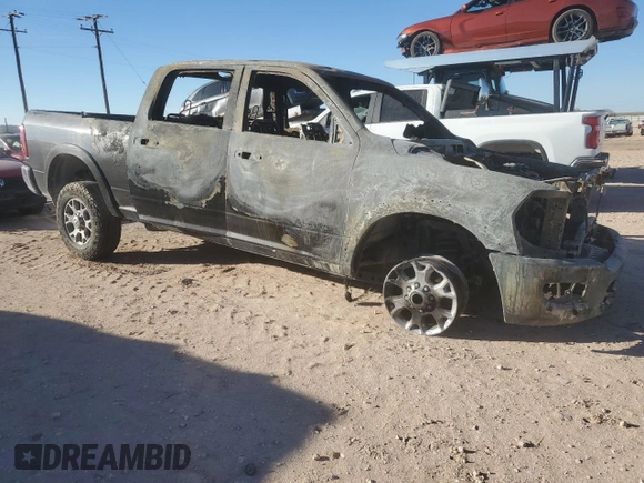 2021 Ram 2500 Laramie with VIN 3C6UR5FL3MG670740, listed as a Copart auction lot 83777644 with 0 mi miles and Non Repairable. Bid and sale history available at carsss.com. Image 4.