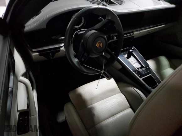 2021 Porsche 911 Carrera with VIN WP0CA2A92MS239675, listed as a Copart auction lot 43077845 with Not provided miles and Salvage title. Bid and sale history available at DreamBid. Image 8.