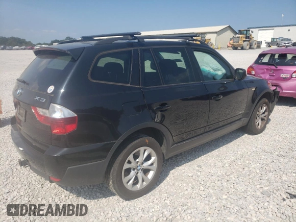 2010 BMW X3 xDrive30i with VIN WBXPC9C44AWJ35959, listed as a Copart auction lot 68641574 with 136,179 mi miles and Salvage Title. Bid and sale history available at carsss.com. Image 3.