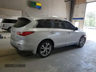2013 Infiniti JX35 with VIN 5N1AL0MM4DC346349, listed as a Copart auction lot 54494605 with 186,729 mi miles and Salvage Title. Bid and sale history available at DreamBid. Image 3.