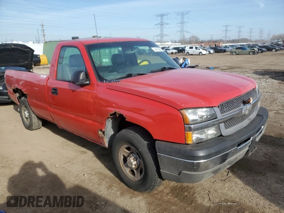 2003 Chevrolet Silverado 1500 LS with VIN 1GCEK14V43Z155100, listed as a Copart auction lot 48410965 with 62,125 mi miles and Clean Title. Bid and sale history available at DreamBid. Image 4.