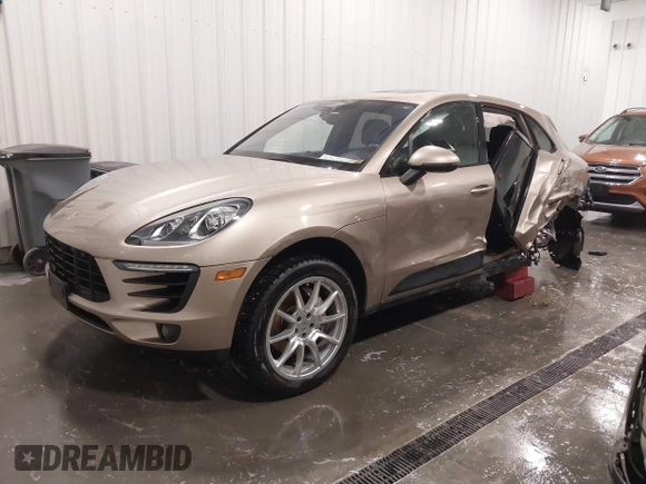 2016 Porsche Macan S with VIN WP1AB2A55GLB45496, listed as a IAAI auction lot 42145369 with 45,603 mi miles and . Bid and sale history available at DreamBid. Image 2.