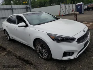 2017 Kia Cadenza Premium with VIN KNALC4J16H5065000, listed as a Copart auction lot 64159704 with 95,982 mi miles and Salvage Title. Bid and sale history available at carsss.com. Image 4.