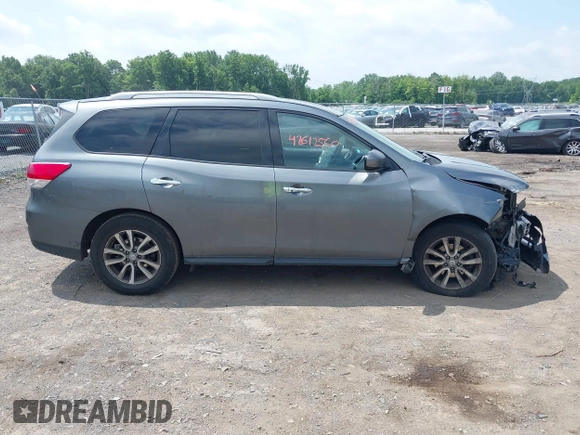 2016 Nissan Pathfinder S with VIN 5N1AR2MMXGC621351, listed as a IAAI auction lot 42612560 with 226,622 mi miles and . Bid and sale history available at DreamBid. Image 13.