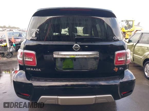 2018 Nissan Armada SL with VIN JN8AY2ND8JX000460, listed as a IAAI auction lot 41878921 with 143,454 mi miles and . Bid and sale history available at DreamBid. Image 16.