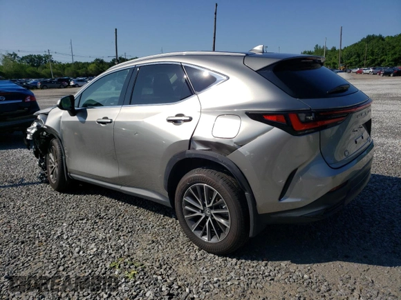 2022 Lexus NX with VIN 2T2AGCEZ1NC014751, listed as a Copart auction lot 58601123 with 4,362 mi miles. Bid and sale history available at carsss.com. Image 2.