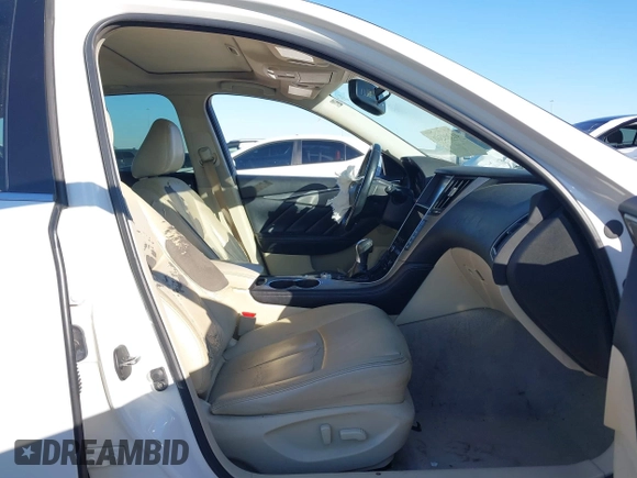 2014 Infiniti Q50 z VIN JN1BV7AP2EM681053, wystawiony jako IAAI lot #41395566 z przebiegiem 230 055 mil mil oraz . Historia ofert i sprzedaży dostępna na DreamBid. Obrazek 5.