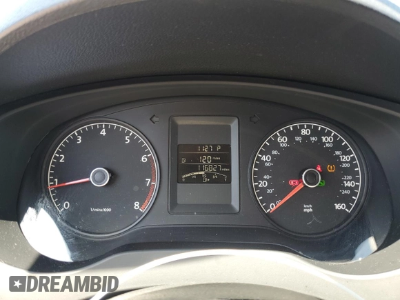 2014 Volkswagen Jetta S with VIN 3VW2K7AJXEM227412, listed as a Copart auction lot 61509275 with 116,827 mi miles and Salvage title. Bid and sale history available at DreamBid. Image 9.