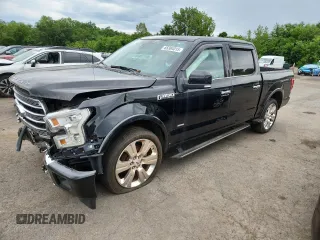 2017 Ford F-150 XL with VIN 1FTEW1EGXHFC16155, listed as a Copart auction lot 65384015 with 54,458 mi miles and Salvage title. Bid and sale history available at DreamBid. Image 1.