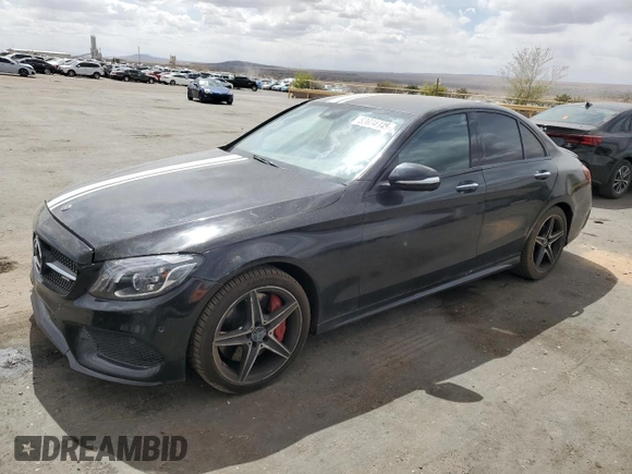 2016 Mercedes-Benz C 450 AMG with VIN 55SWF6EB1GU131891, listed as a Copart auction lot 50634345 with 33,888 mi miles and Clean Title. Bid and sale history available at carsss.com. Image 1.