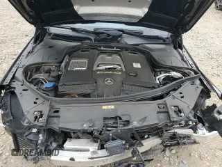2018 Mercedes-Benz S 63 AMG with VIN WDDUG8JB8JA376474, listed as a Copart auction lot 55487394 with 57,490 mi miles and Salvage Title. Bid and sale history available at DreamBid. Image 12.