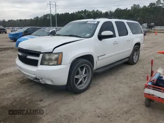 2007 Chevrolet Suburban LTZ with VIN 1GNFC16027J226258, listed as a Copart auction lot 45902205 with 0 mi miles and Salvage Title. Bid and sale history available at carsss.com. Image 1.