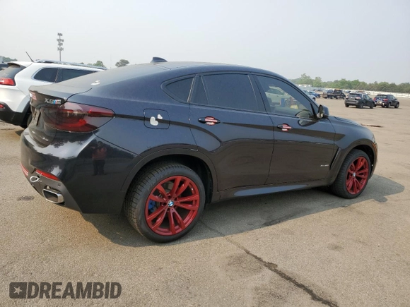 2015 BMW X6 xDrive35i with VIN 5UXKU2C54F0N76309, listed as a Copart auction lot 54869323 with 36,506 mi miles. Bid and sale history available at carsss.com. Image 3.