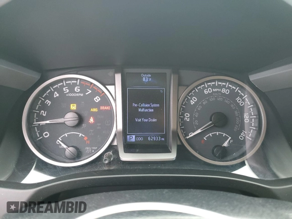 2020 Toyota Tacoma SR5 with VIN 3TMDZ5BN6LM095260, listed as a Copart auction lot 51688925 with 62,933 mi miles and Salvage title. Bid and sale history available at DreamBid. Image 9.
