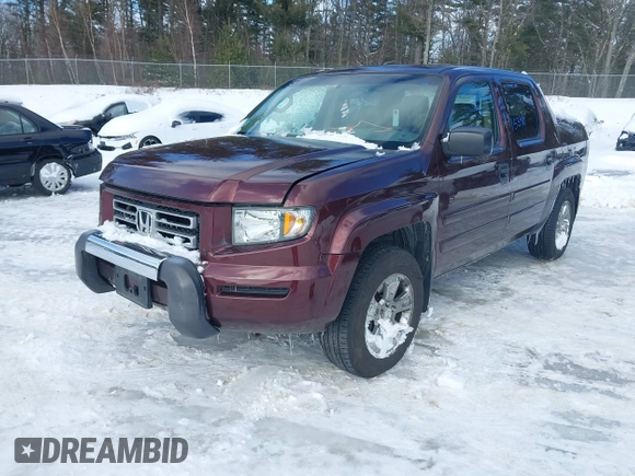 2007 Honda Ridgeline RT with VIN 2HJYK16267H544838, listed as a IAAI auction lot 41586748 with 153,410 mi miles. Bid and sale history available at carsss.com. Image 17.