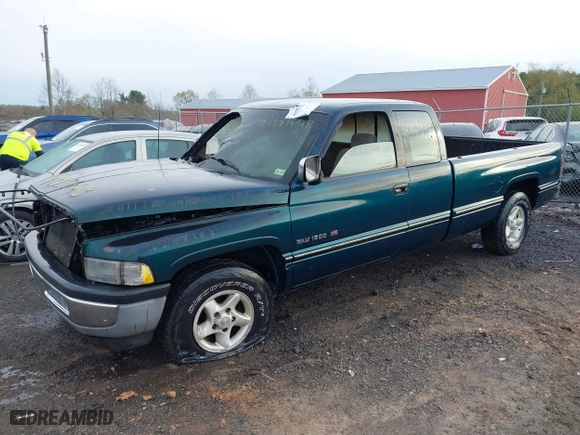 1996 Dodge Ram 1500 with VIN 3B7HC13YXTG158105, listed as a IAAI auction lot 41983648 with 204,721 mi miles. Bid and sale history available at carsss.com. Image 2.