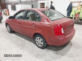 2009 Hyundai Accent Auto GLS with VIN KMHCN46C89U306436, listed as a IAAI auction lot 42010992 with 70,998 mi miles. Bid and sale history available at carsss.com. Image 3.