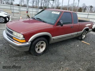 1998 Chevrolet S-10 LS with VIN 1GCCS19X7W8131191, listed as a Copart auction lot 42118785 with NaN miles and Salvage Title. Bid and sale history available at carsss.com. Image 1.