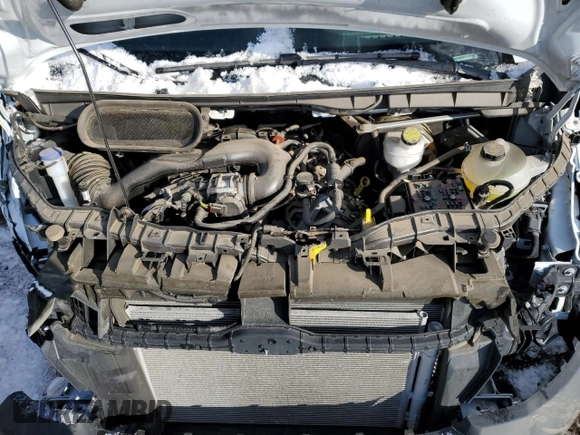 2023 Ford Transit Cargo with VIN 1FTBR1C86PKA86595, listed as a Copart auction lot 44908465 with 2,537 mi miles and Salvage Title. Bid and sale history available at carsss.com. Image 12.