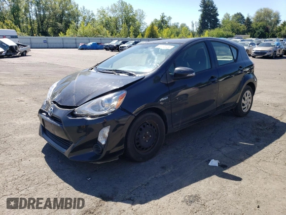 2015 Toyota Prius One with VIN JTDKDTB34F1101938, listed as a Copart auction lot 66975524 with 126,989 mi miles and Salvage Title. Bid and sale history available at carsss.com. Image 1.