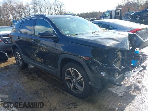 2020 GMC Terrain SLT with VIN 3GKALVEV8LL102204, listed as a IAAI auction lot 41480620 with 115,353 mi miles. Bid and sale history available at carsss.com. Image 1.
